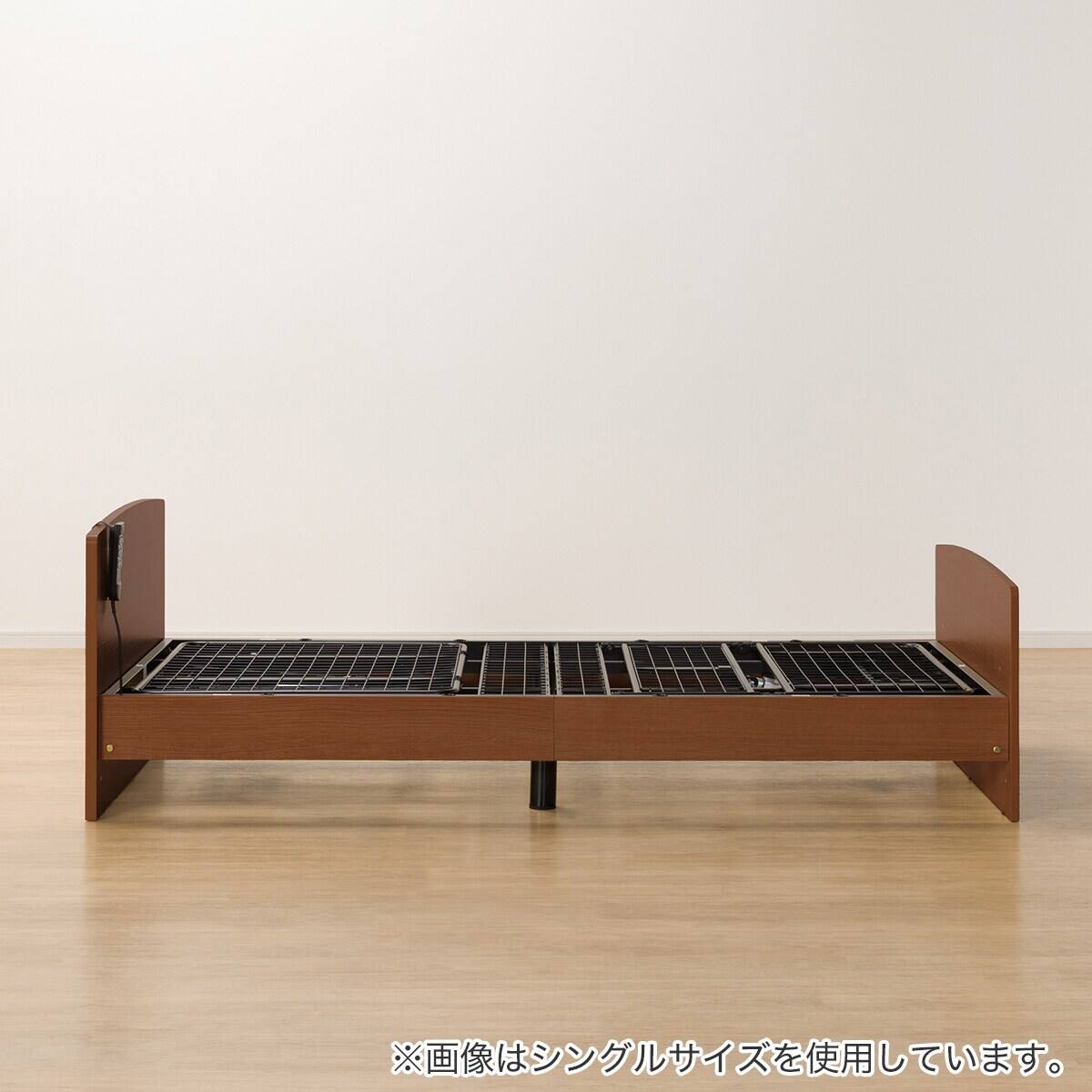電動ベッドフレーム セミダブル (ライズ3 2M-F フラットタイプ MBR