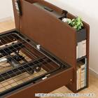 電動セミダブルベッドフレーム(ライズ3 2M-C MBR) 12枚目画像