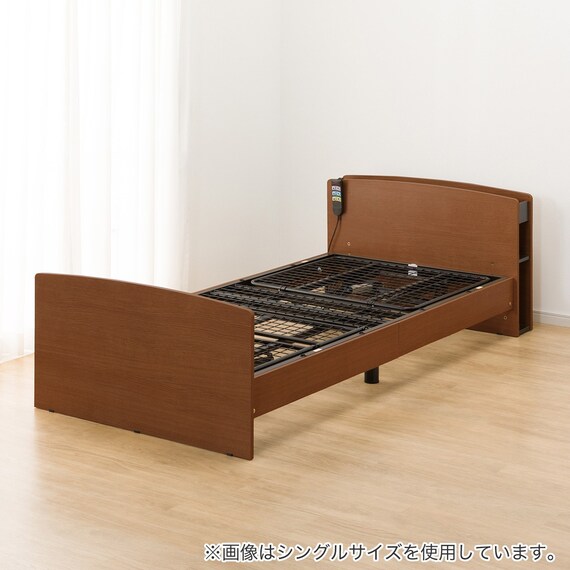 電動セミダブルベッドフレーム(ライズ3 2M-C MBR) 20枚目画像