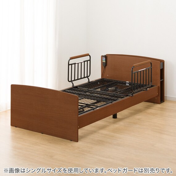 電動セミダブルベッドフレーム(ライズ3 2M-C MBR) 21枚目画像