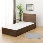 収納付きベッドフレーム シングル フラットタイプ (NS-001 DR31 引き出し付き 深型 床板 MBR2) 5枚目画像