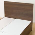 収納付きベッドフレーム シングル フラットタイプ (NS-001 DR31 引き出し付き 深型 床板 MBR2) 8枚目画像