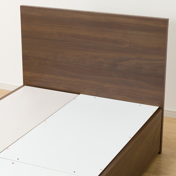 収納付きベッドフレーム シングル フラットタイプ (NS-001 DR31 引き出し付き 深型 床板 MBR2) 8枚目画像