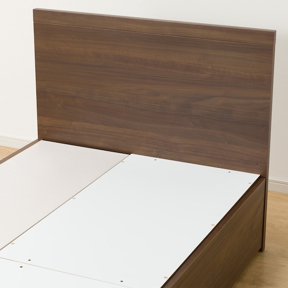 収納付きベッドフレーム シングル フラットタイプ (NS-001 DR31 引き出し付き 深型 床板 MBR2) 8枚目画像