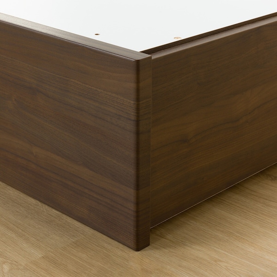 収納付きベッドフレーム シングル フラットタイプ (NS-001 DR31 引き出し付き 深型 床板 MBR2) 9枚目画像