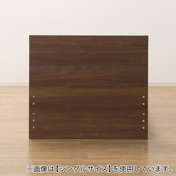収納付きベッドフレーム セミダブル フラットタイプ (NS-001 DR25 引き出し付き 床板 MBR2) 7枚目画像