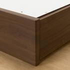 収納付きベッドフレーム セミダブル フラットタイプ (NS-001 DR25 引き出し付き 床板 MBR2) 10枚目画像