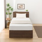 収納付きベッドフレーム シングル 棚付きタイプ (NS-002 DR31 引き出し付き 深型 床板 MBR2) 5枚目画像