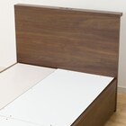 収納付きベッドフレーム シングル 棚付きタイプ (NS-002 DR31 引き出し付き 深型 床板 MBR2) 9枚目画像