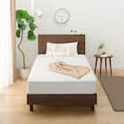 セミダブル ミニ棚付きベッドフレーム(NS-002 LEG/LOW すのこ MBR) 6枚目画像