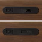 セミダブル ミニ棚付きベッドフレーム(NS-002 LEG/LOW すのこ MBR) 14枚目画像