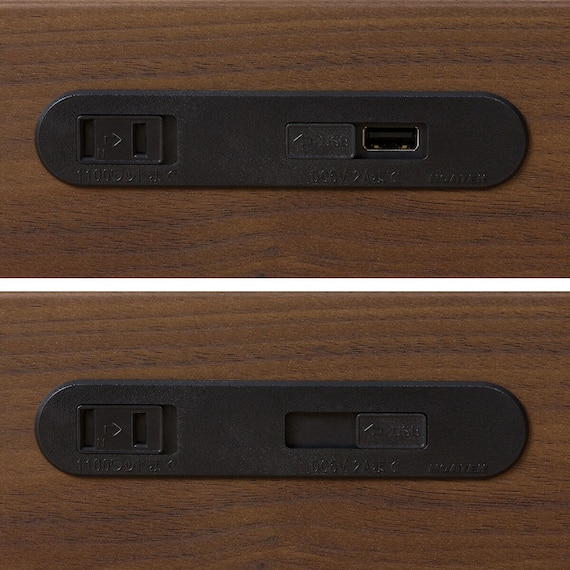 セミダブル ミニ棚付きベッドフレーム(NS-002 LEG/LOW すのこ MBR) 14枚目画像