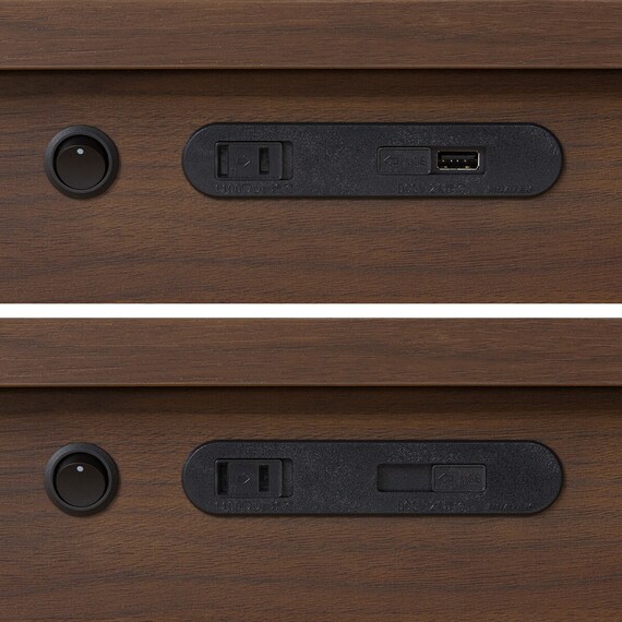 シングル 棚・照明・サイド収納付きベッドフレーム(NS-004 浅型/床板 MBR) 11枚目画像