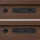 シングル 棚・照明・サイド収納付きベッドフレーム(NS-004 浅型/床板 MBR) 11枚目画像