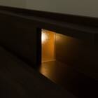 シングル 棚・照明・サイド収納付きベッドフレーム(NS-004 浅型/床板 MBR) 14枚目画像