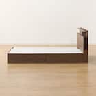 シングル 棚・照明・サイド収納付きベッドフレーム(NS-004 浅型/床板 MBR) 15枚目画像