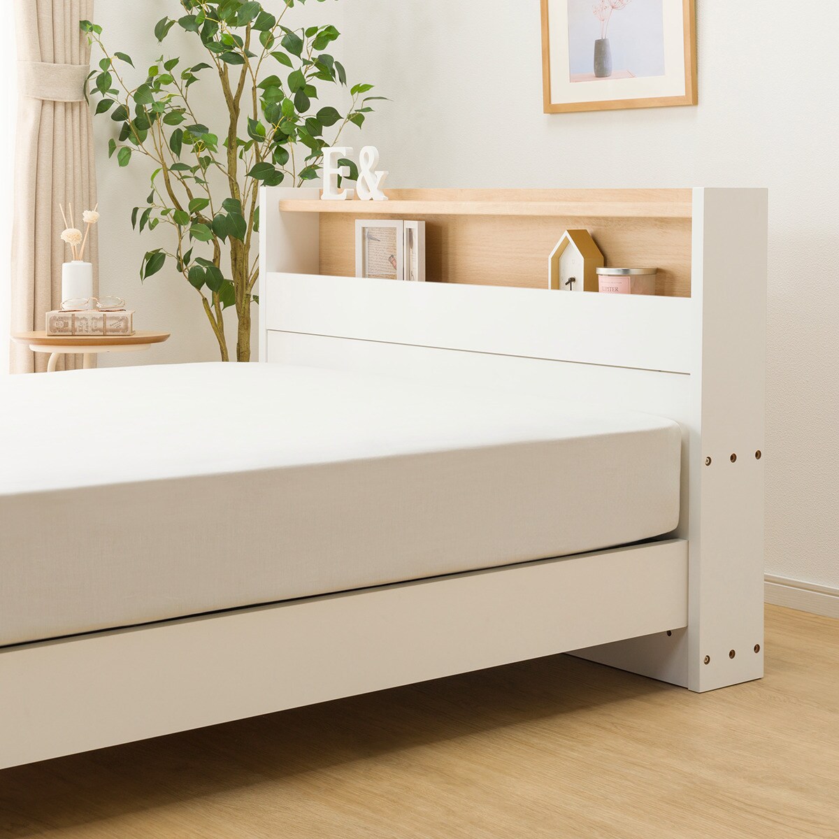 セミダブル スペパベッドフレーム(LQA WH) | ニトリネット【公式