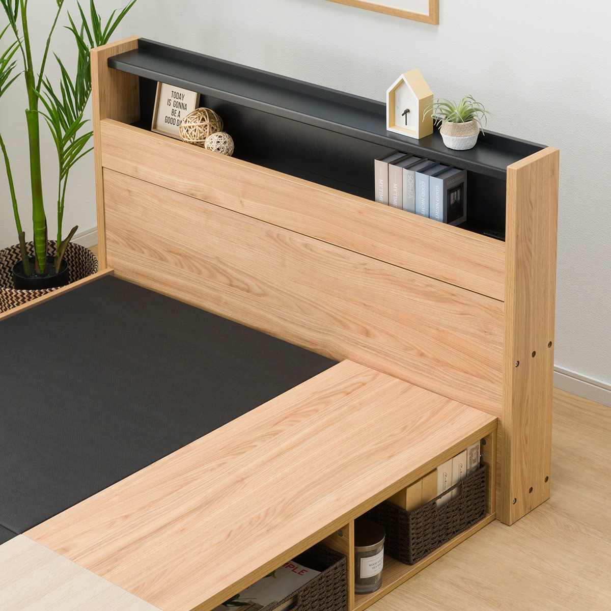 セミダブル 引出し付きスペパベッドフレーム(LQA NA) | ニトリネット