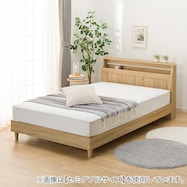 アンティーク調 棚付きベッドフレーム(PEL Lキャビ)【期間限定価格:11/28~1/5まで】