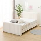 セミダブル ふわふわベッドフレーム (SLK WH) 1枚目画像