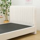 セミダブル ふわふわベッドフレーム (SLK WH) 7枚目画像