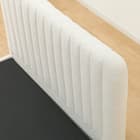 セミダブル ふわふわベッドフレーム (SLK WH) 8枚目画像