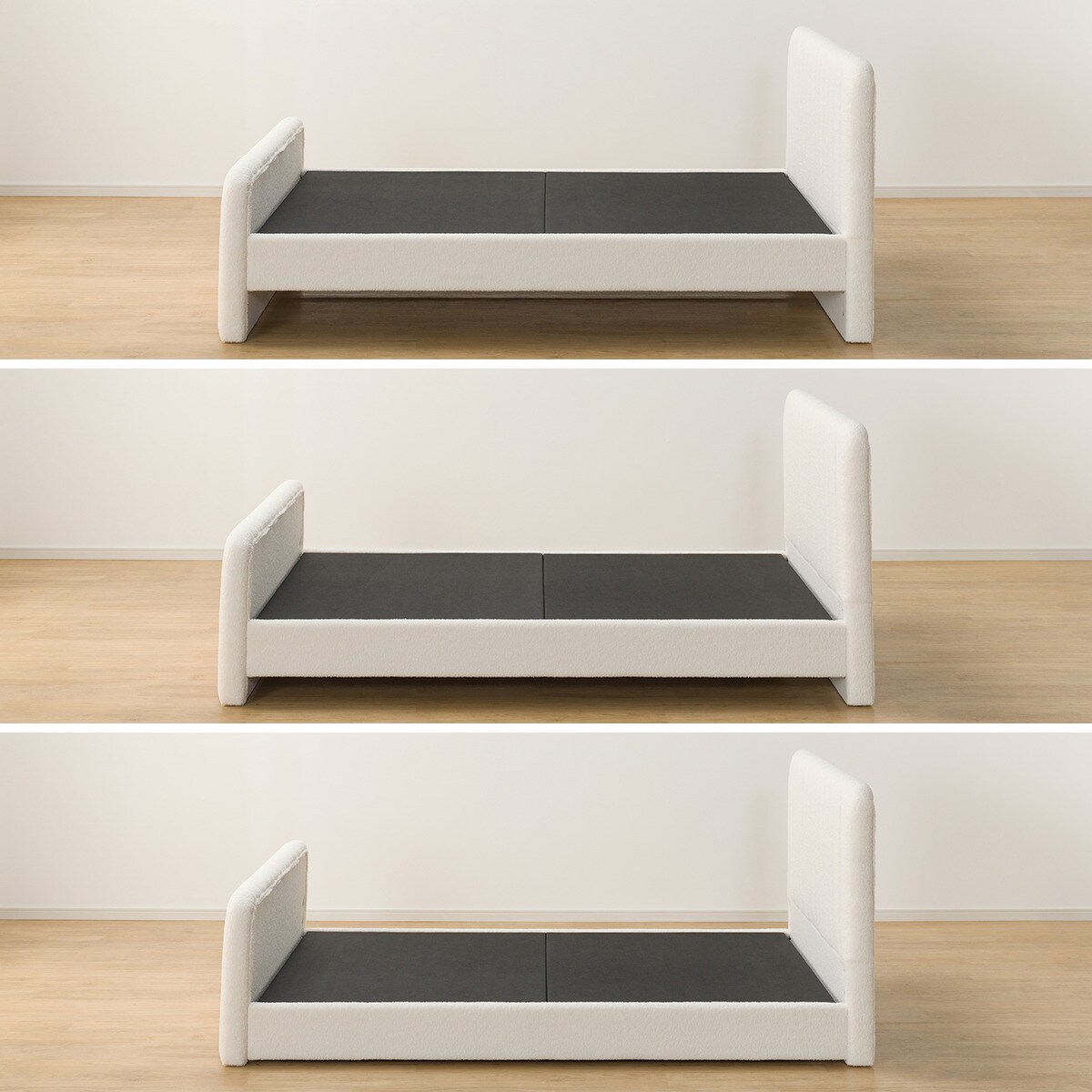 ニトリ ふわふわベッドフレーム セミダブル セミダブル ふわふわベッドフレーム (SLK WH) | ニトリネット【公式