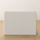 セミダブル ふわふわベッドフレーム (SLK WH) 10枚目画像