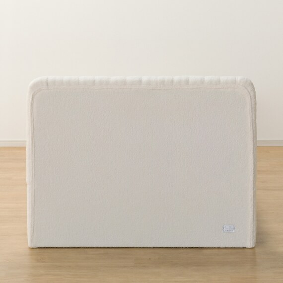 セミダブル ふわふわベッドフレーム (SLK WH) 10枚目画像