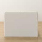 セミダブル ふわふわベッドフレーム (SLK WH) 10枚目画像