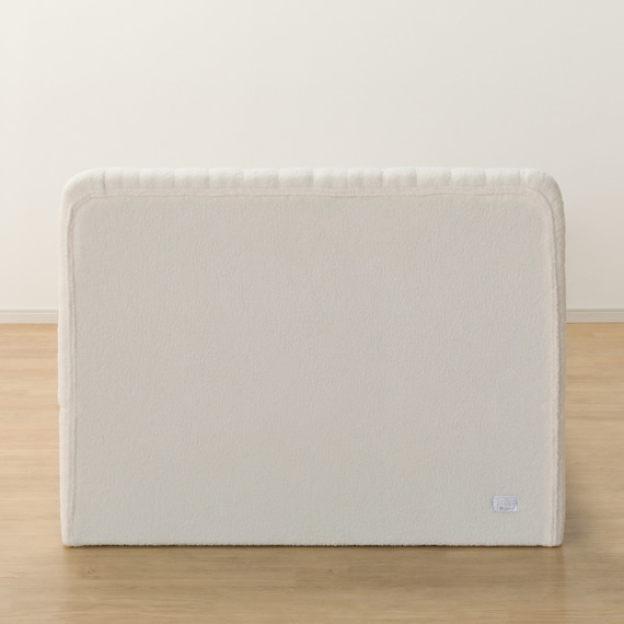 セミダブル ふわふわベッドフレーム (SLK WH) 10枚目画像