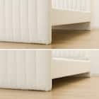 セミダブル ふわふわベッドフレーム (SLK WH) 11枚目画像