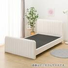 ダブル ふわふわベッドフレーム (SLK WH) 4枚目画像