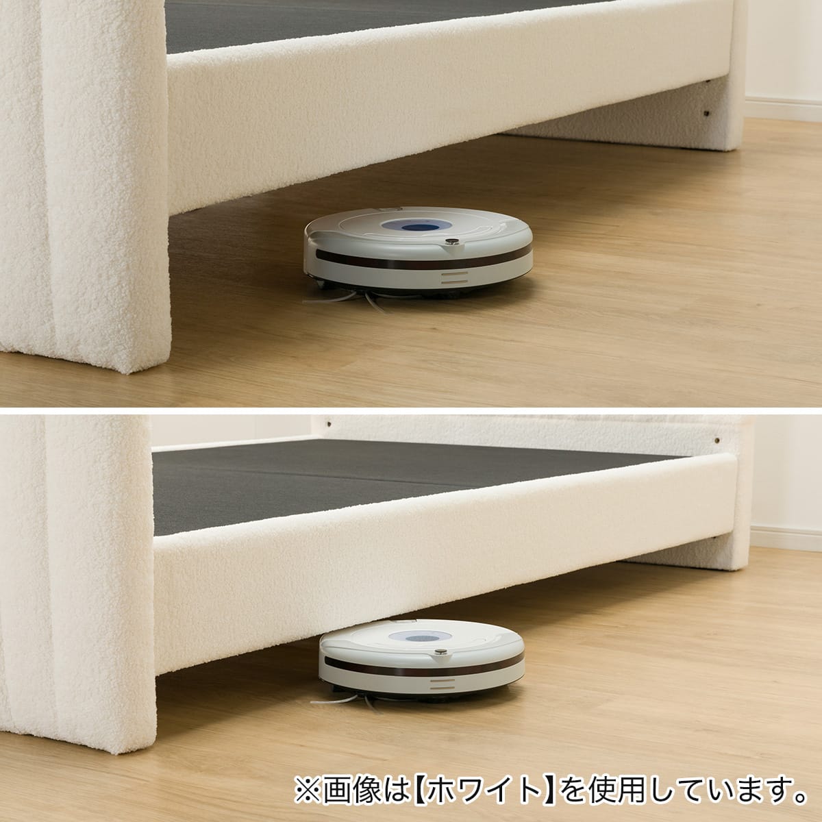 ダブル ふわふわベッドフレーム (SLK BR) | ニトリネット【公式】 家具