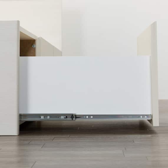 すのこセミダブルフラットヘッドボードチェストベッドセット(N-ジオF-DP WW/U1-03 EM) 15枚目画像