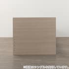 【大容量収納付き】チェストベッドフレーム セミダブル (N-ジオF-DP 40O-S すのこ GW) 17枚目画像