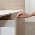 【大容量収納付き】チェストベッドフレーム セミダブル (N-ジオF-DP 40O-S すのこ GW) 19枚目画像