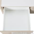 【大容量収納付き】チェストベッドフレーム セミダブル (N-ジオF-DP 40O-S すのこ GW) 20枚目画像