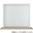 【大容量収納付き】チェストベッドフレーム セミダブル (N-ジオF-DP 40O-S すのこ GW) 21枚目画像