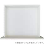 【大容量収納付き】ダブルチェストベッド + マットレスセット (N-ジオF-DP 40O-S すのこ WW/U1-03 EM) 18枚目画像