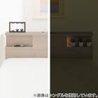 【大容量収納×棚・コンセント・ライト付き】チェストベッドフレーム セミダブル (N-ジオC-DP 40O-S すのこ GW) 20枚目画像