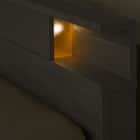 【大容量収納×棚・コンセント・ライト付き】チェストベッドフレーム セミダブル (N-ジオC-DP 40O-S すのこ GW) 21枚目画像