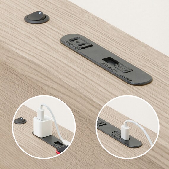 【大容量収納×棚・コンセント・ライト付き】チェストベッドフレーム セミダブル (N-ジオC-DP 40O-S すのこ GW) 23枚目画像