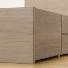 【大容量収納×棚・コンセント・ライト付き】チェストベッドフレーム セミダブル (N-ジオC-DP 40O-S すのこ GW) 27枚目画像