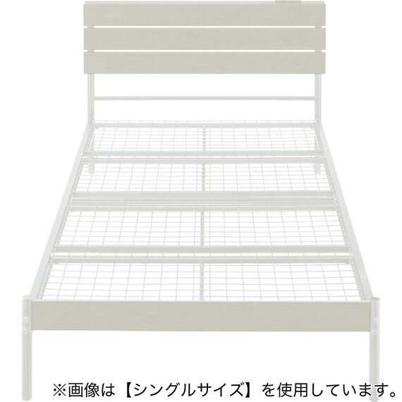 セミダブルベッドフレーム (NK401 WW/WH) 2枚目画像