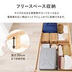 引き出し付き頑丈すのこベッド (シングル NA) 6枚目画像
