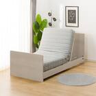 【非課税】電動シングルベッドフレーム + マットレスセット(NS001 ST GY/E2-04) 10枚目画像