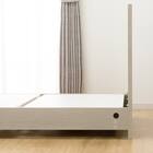 【非課税】電動シングルベッドフレーム + マットレスセット(NS001 ST GY/E2-04) 15枚目画像