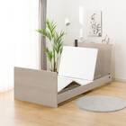 【非課税】電動シングルベッドフレーム + マットレスセット(NS002 ST GY/E2-04) 10枚目画像