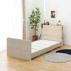 【非課税】電動シングルベッドフレーム + マットレスセット(NS003 ST GY/E2-04) 10枚目画像